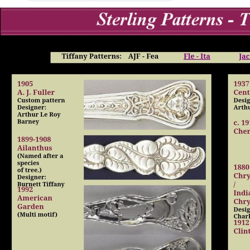 1889 Tiffany & Co. Ailanthus Spoon Ring 27 - Picture 3 of 16